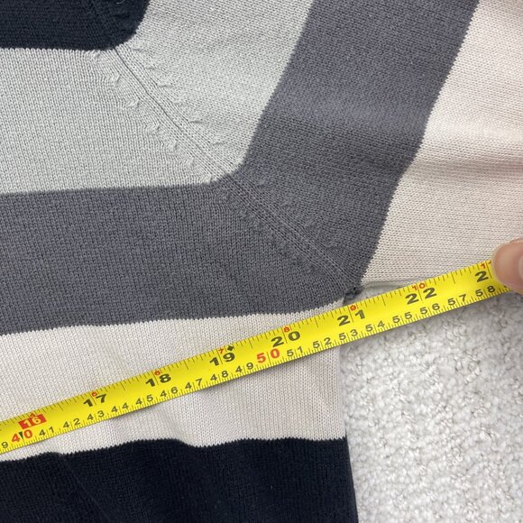 Y2K Hurley Mens Pullover Sweatshirt Long Sleeve Striped Men Sz M Surf Read - Picture 11 of 16